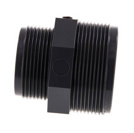 Reduzier-Doppelnippel G1 1/2'' x G2'' PVC-U 16bar (224,8psi) EN 1452-3