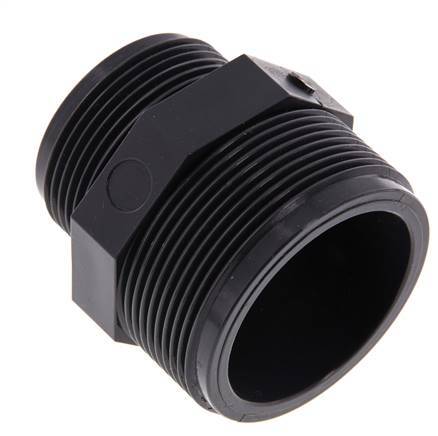 Reduzier-Doppelnippel G1 1/2'' x G2'' PVC-U 16bar (224,8psi) EN 1452-3