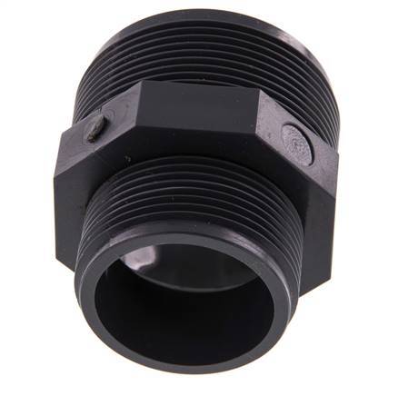 Reduzier-Doppelnippel G1 1/2'' x G2'' PVC-U 16bar (224,8psi) EN 1452-3