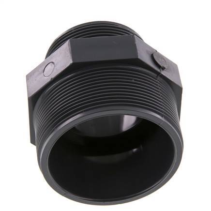 Reducing Double Nipple G2'' x G2 1/2'' PVC-U 16bar (224.8psi) EN 1452-3