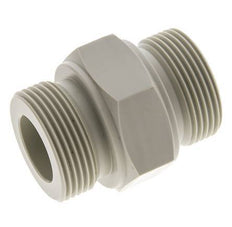 Doppelnippel G1 1/4'' Polypropylen (pp) 10bar (140,5psi) FDA 50mm Sechskant