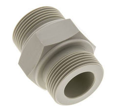 Doppelnippel G1 1/4'' Polypropylen (pp) 10bar (140,5psi) FDA 50mm Sechskant