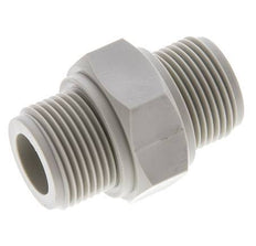 Double Nipple G3/4'' Polypropylene (pp) 10bar (140.5psi) FDA 36mm Hex