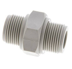 Doppelnippel G3/4'' Polypropylen (pp) 10bar (140,5psi) FDA 36mm Sechskant