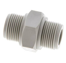 Doppelnippel G3/4'' Polypropylen (pp) 10bar (140,5psi) FDA 36mm Sechskant