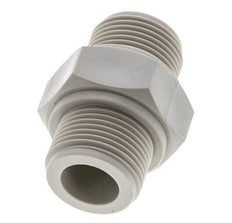 Doppelnippel G3/4'' Polypropylen (pp) 10bar (140,5psi) FDA 36mm Sechskant
