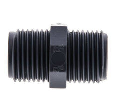 Double Nipple G1/2'' Polypropylene (pp) 10bar (140.5psi) FDA 24mm Hex [2 Pieces]