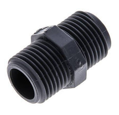 Double Nipple G1/2'' Polypropylene (pp) 10bar (140.5psi) FDA 24mm Hex [2 Pieces]