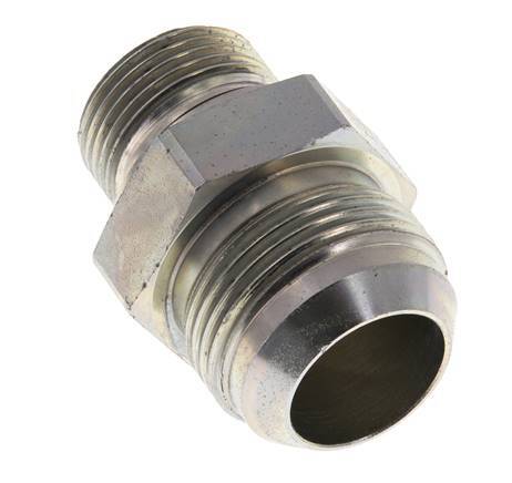 JIC Doppelnippel G3/4'' x UN 1-5/16''-12 Stahl NBR 170bar (2388.5psi)