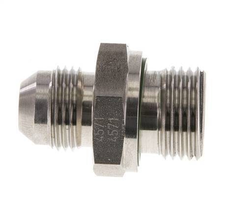 JIC Doppelnippel G1/2'' x UNF 3/4''-16 Edelstahl FKM 275bar (3863.75psi)