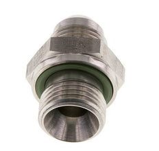 JIC Doppelnippel G1/2'' x UNF 3/4''-16 Edelstahl FKM 275bar (3863.75psi)