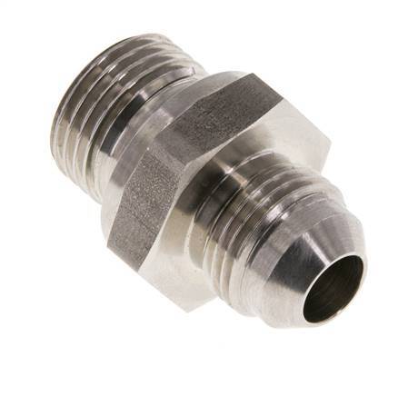 JIC Doppelnippel G1/2'' x UNF 3/4''-16 Edelstahl FKM 275bar (3863.75psi)