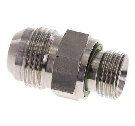 JIC Doppelnippel G1/2'' x UN 1-1/16''-12 Edelstahl FKM 210bar (2950.5psi)