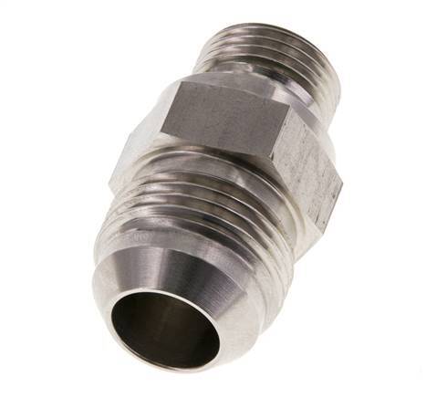 JIC Doppelnippel G1/2'' x UN 1-1/16''-12 Edelstahl FKM 210bar (2950.5psi)