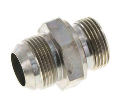 JIC Doppelnippel G1'' x UN 1-5/16''-12 Stahl NBR 170bar (2388.5psi)