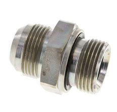 JIC Doppelnippel G1'' x UN 1-5/16''-12 Stahl NBR 170bar (2388.5psi)
