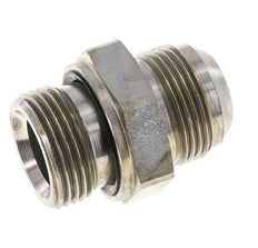 JIC Doppelnippel G1'' x UN 1-5/16''-12 Stahl NBR 170bar (2388.5psi)