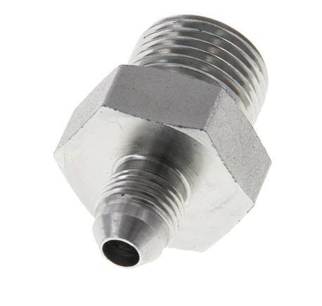 JIC-Doppelnippel G1/2'' x UNF 1/2''-20 Stahl NBR 275bar (3863.75psi)
