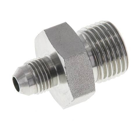 JIC-Doppelnippel G1/2'' x UNF 1/2''-20 Stahl NBR 275bar (3863.75psi)