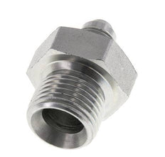 JIC-Doppelnippel G1/2'' x UNF 1/2''-20 Stahl NBR 275bar (3863.75psi)