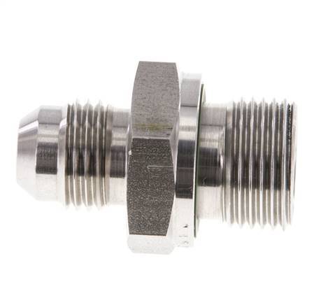 JIC Doppelnippel G3/8'' x UNF 9/16''-18 Edelstahl FKM 275bar (3863.75psi)