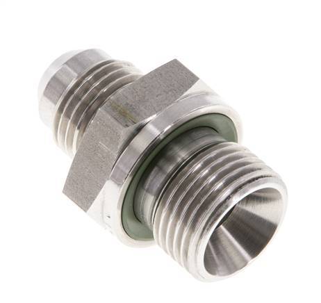 JIC Doppelnippel G3/8'' x UNF 9/16''-18 Edelstahl FKM 275bar (3863.75psi)