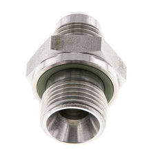 JIC Doppelnippel G3/8'' x UNF 9/16''-18 Edelstahl FKM 275bar (3863.75psi)