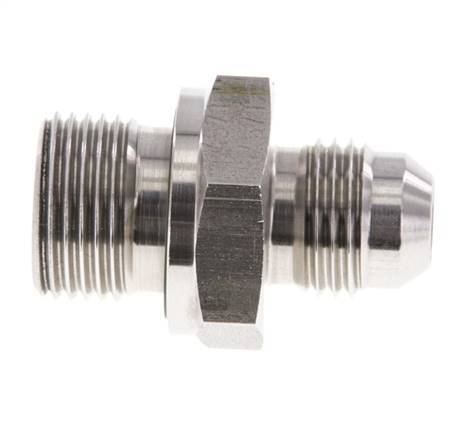 JIC Doppelnippel G3/8'' x UNF 9/16''-18 Edelstahl FKM 275bar (3863.75psi)