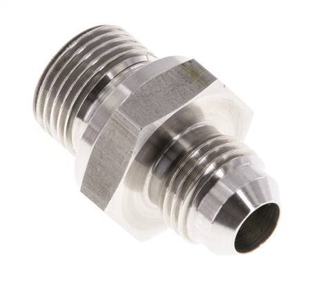 JIC Doppelnippel G3/8'' x UNF 9/16''-18 Edelstahl FKM 275bar (3863.75psi)