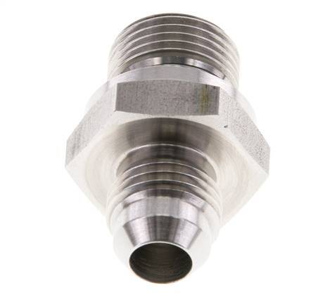 JIC Doppelnippel G3/8'' x UNF 9/16''-18 Edelstahl FKM 275bar (3863.75psi)