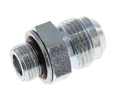 JIC Double Nipple G3/8'' x UNF 7/8''-14 Steel NBR 210bar (2950.5psi) [2 Pieces]