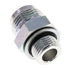 JIC Doppelnippel G1/2'' x UN 1-1/16''-12 Stahl NBR 210bar (2950.5psi)