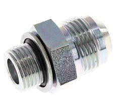 JIC Doppelnippel G1/2'' x UN 1-1/16''-12 Stahl NBR 210bar (2950.5psi)