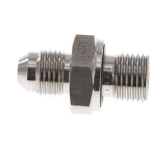 JIC Doppelnippel G1/4'' x UNF 1/2''-20 Edelstahl FKM 275bar (3863.75psi)