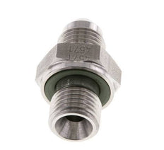 JIC Doppelnippel G1/4'' x UNF 1/2''-20 Edelstahl FKM 275bar (3863.75psi)