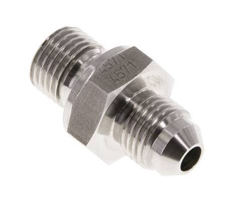 JIC Doppelnippel G1/4'' x UNF 1/2''-20 Edelstahl FKM 275bar (3863.75psi)