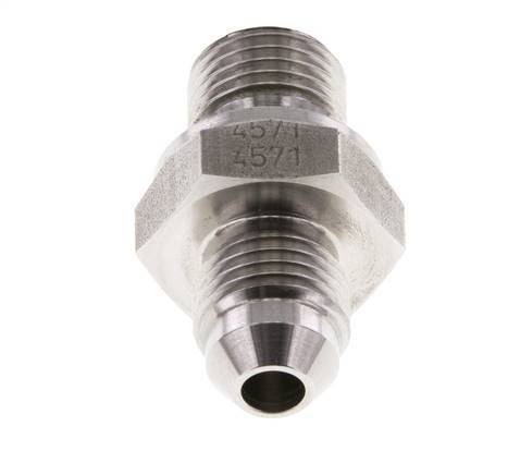 JIC Doppelnippel G1/4'' x UNF 1/2''-20 Edelstahl FKM 275bar (3863.75psi)
