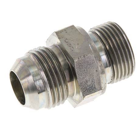 JIC Doppelnippel G3/4'' x UN 1-1/16''-12 Stahl NBR 210bar (2950.5psi)