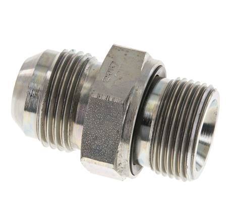 JIC Doppelnippel G3/4'' x UN 1-1/16''-12 Stahl NBR 210bar (2950.5psi)