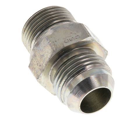 JIC Doppelnippel G3/4'' x UN 1-1/16''-12 Stahl NBR 210bar (2950.5psi)