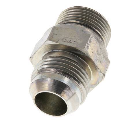 JIC Doppelnippel G3/4'' x UN 1-1/16''-12 Stahl NBR 210bar (2950.5psi)