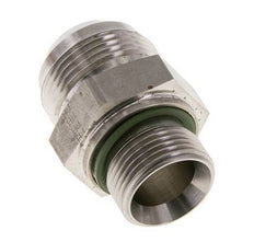JIC Doppelnippel G3/4'' x UN 1-5/16''-12 Edelstahl FKM 170bar (2388.5psi)
