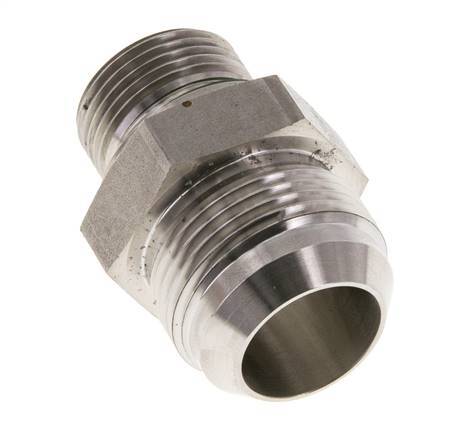 JIC Doppelnippel G3/4'' x UN 1-5/16''-12 Edelstahl FKM 170bar (2388.5psi)