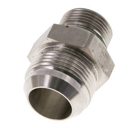 JIC Doppelnippel G3/4'' x UN 1-5/16''-12 Edelstahl FKM 170bar (2388.5psi)