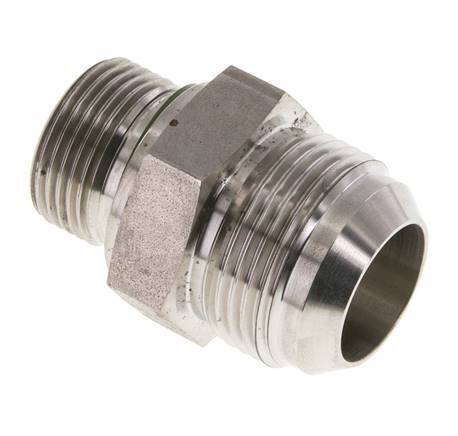 JIC Doppelnippel G3/4'' x UN 1-5/16''-12 Edelstahl FKM 170bar (2388.5psi)