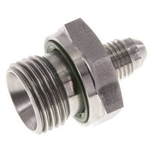 JIC Doppelnippel G1/2'' x UNF 7/16''-20 Edelstahl FKM 310bar (4355.5psi)