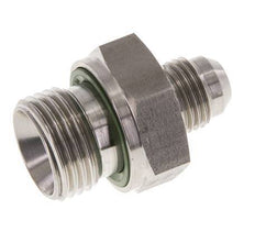 JIC Doppelnippel G1/2'' x UNF 9/16''-18 Edelstahl FKM 275bar (3863.75psi)