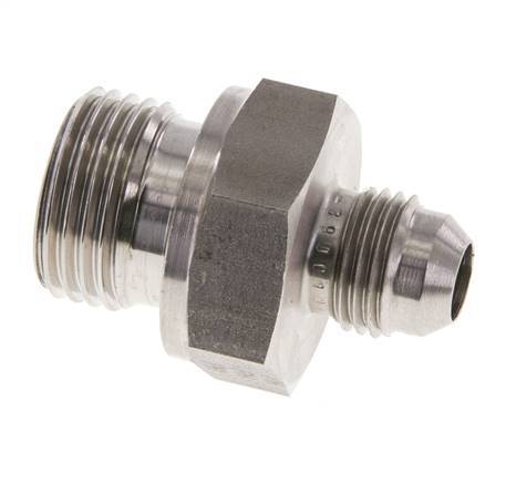 JIC Doppelnippel G1/2'' x UNF 9/16''-18 Edelstahl FKM 275bar (3863.75psi)