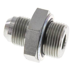 JIC Doppelnippel G3/4'' x UNF 7/8''-14 Stahl NBR 210bar (2950.5psi)