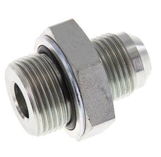 JIC Doppelnippel G3/4'' x UNF 7/8''-14 Stahl NBR 210bar (2950.5psi)